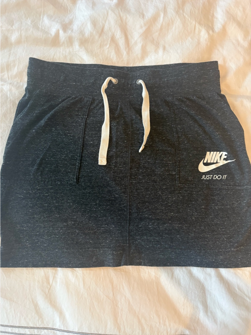 Nike Wonens Black Soft Slub Knit Skirt